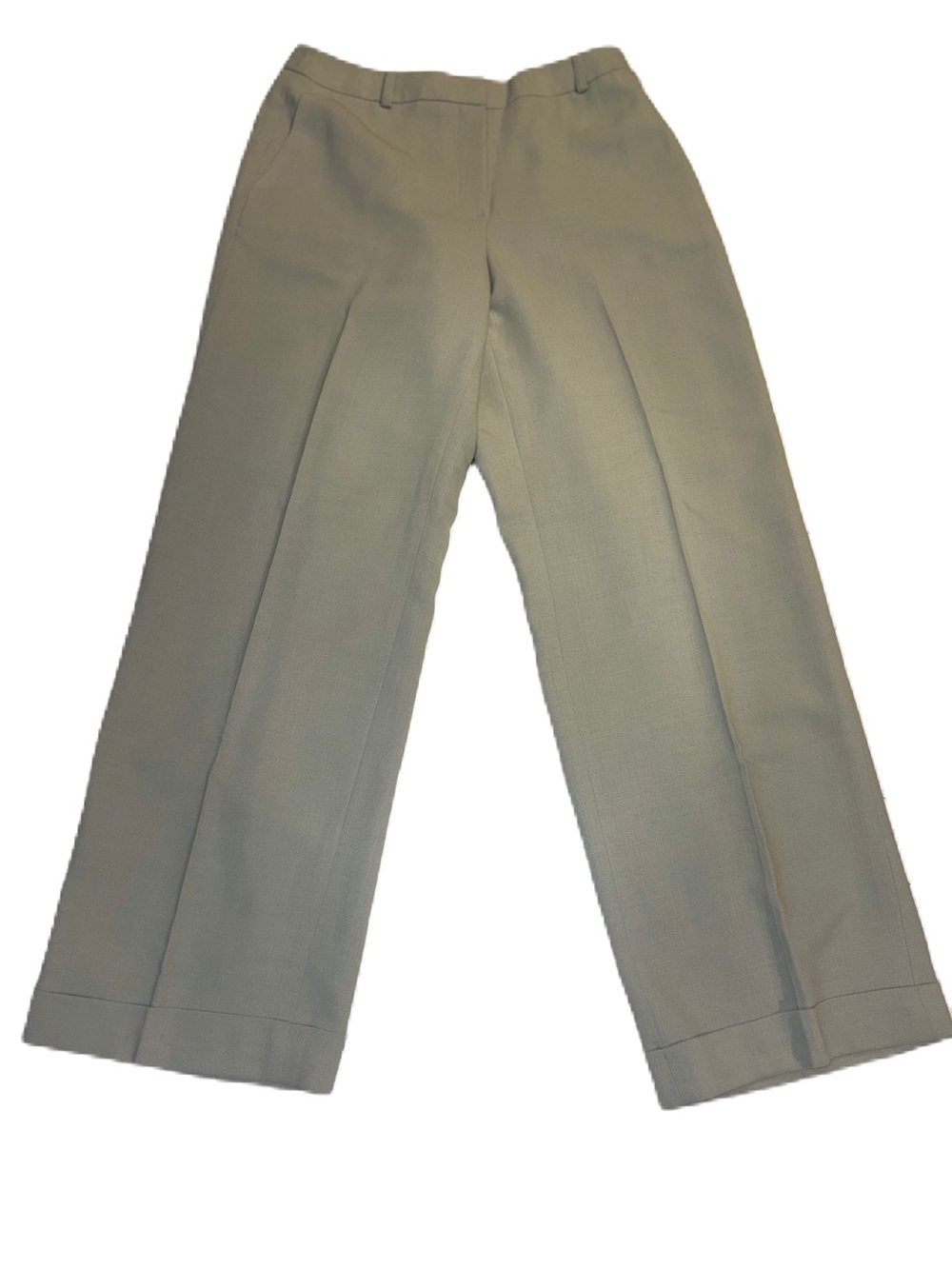 Talbots Petites Sage Green Italian Wool Trousers Pants Slacks Women’s Size 6P
